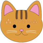 猫の顔のイラスト