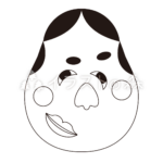 福笑いのイラスト | 無料イラスト素材•商用可|いらもり