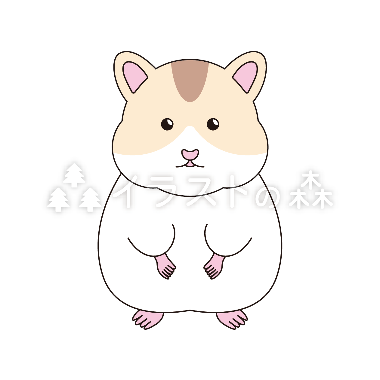 ハムスターのイラスト