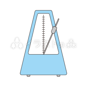メトロノームのイラスト