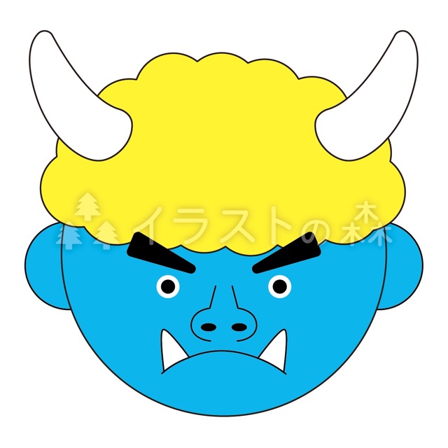 青鬼のイラスト