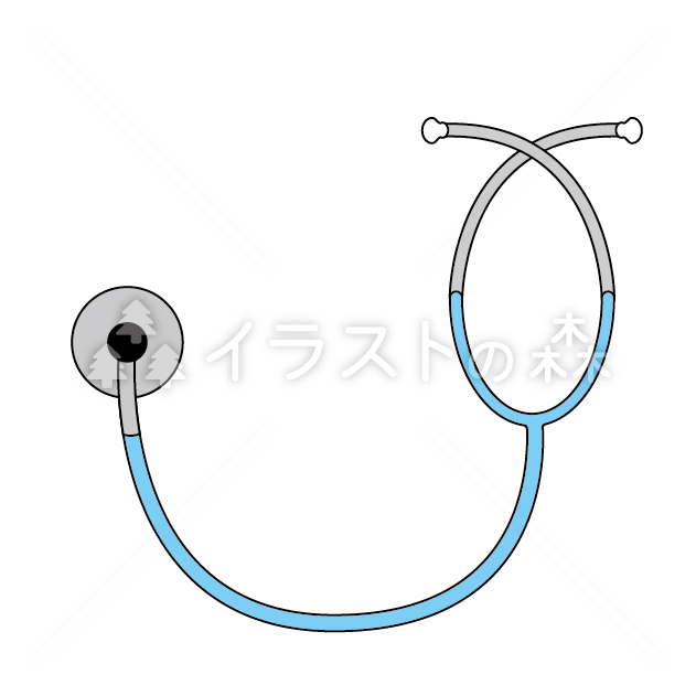 聴診器のイラスト (Stethoscope Illustration)