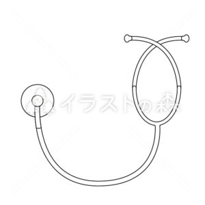 聴診器のイラスト (Stethoscope Illustration)