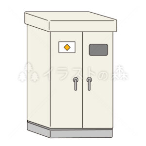 変電設備–いらもりの無料カラーイラスト（ウォーターマークあり）