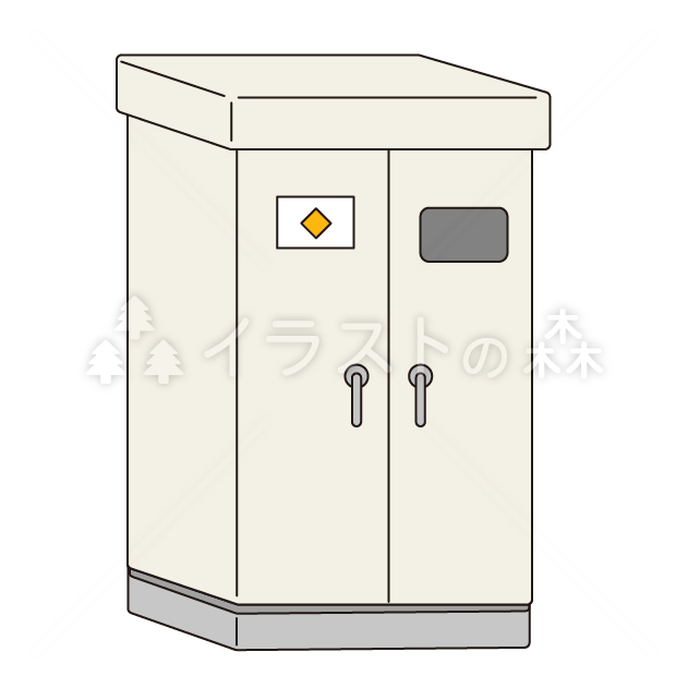 変電設備–いらもりの無料カラーイラスト（ウォーターマークあり）