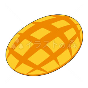 切ったマンゴー–いらもりの無料カラーイラスト（ウォーターマークあり）
