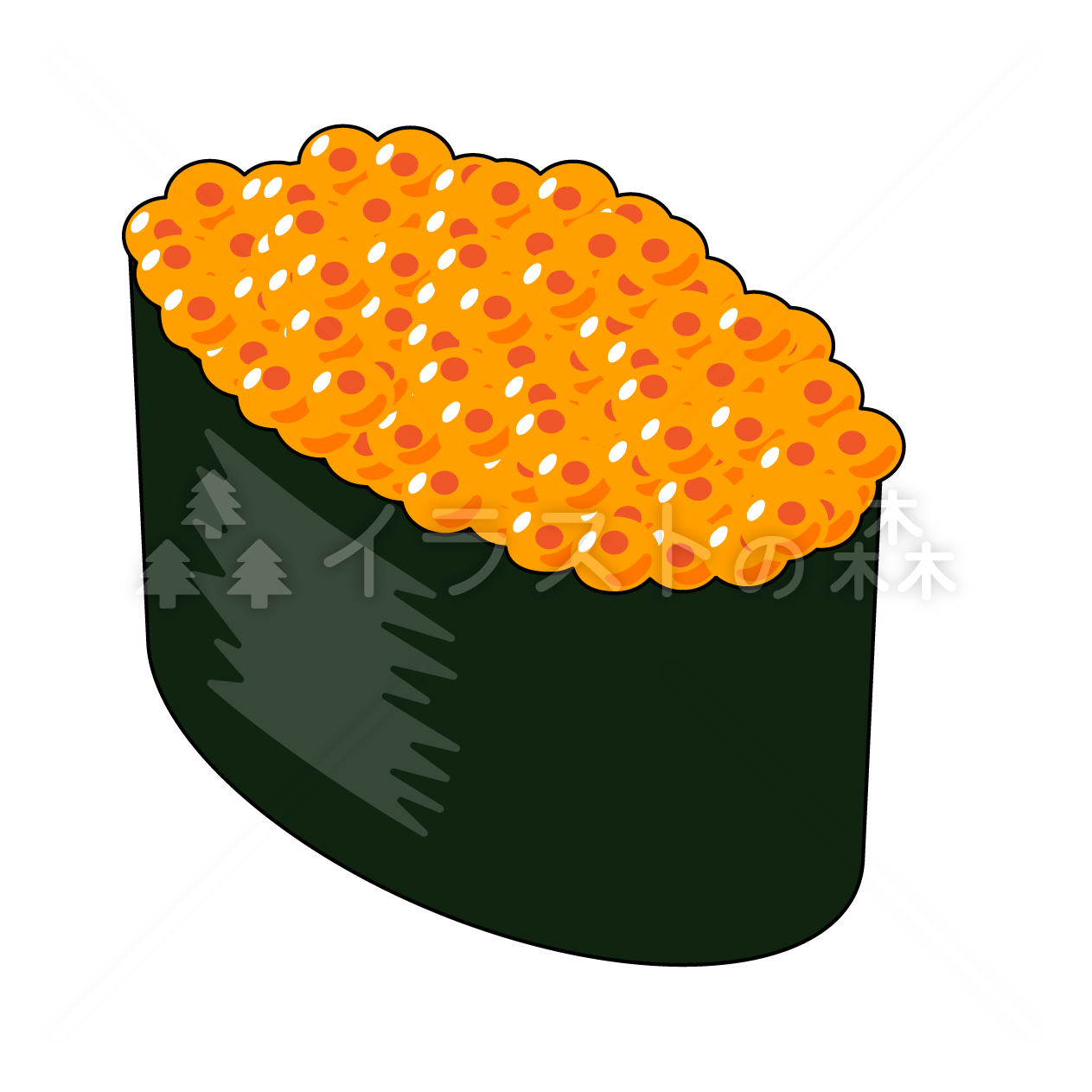 イクラのお寿司（軍艦）