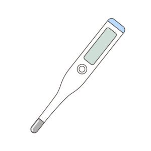 体温計の無料カラーイラスト