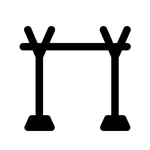 物干し竿のアイコン