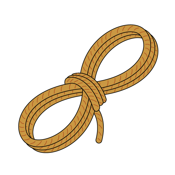 ロープの無料カラーイラスト