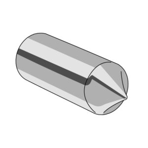 単結晶シリコンインゴットの無料カラーイラスト