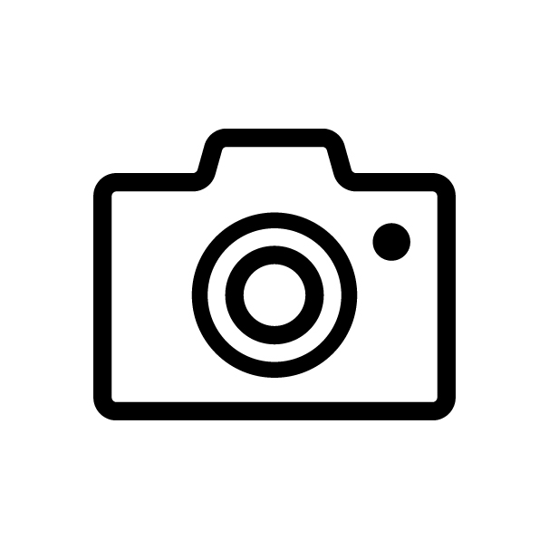 カメラのアイコンの無料カラーイラスト