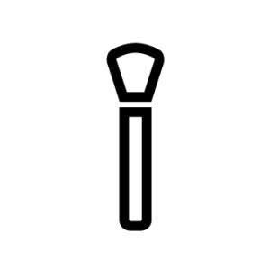 チークブラシのアイコン