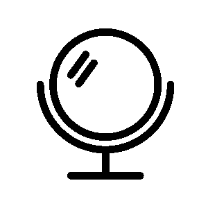 卓上ミラーのアイコン