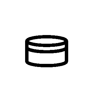 化粧クリーム容器のアイコン