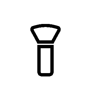 メイクブラシのアイコン