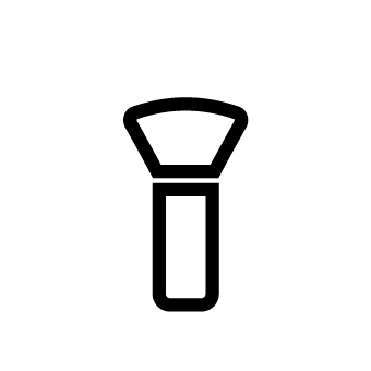 メイクブラシのアイコン