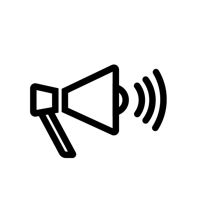 メガホンアイコン