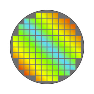 シリコンウエハーの無料カラーイラスト