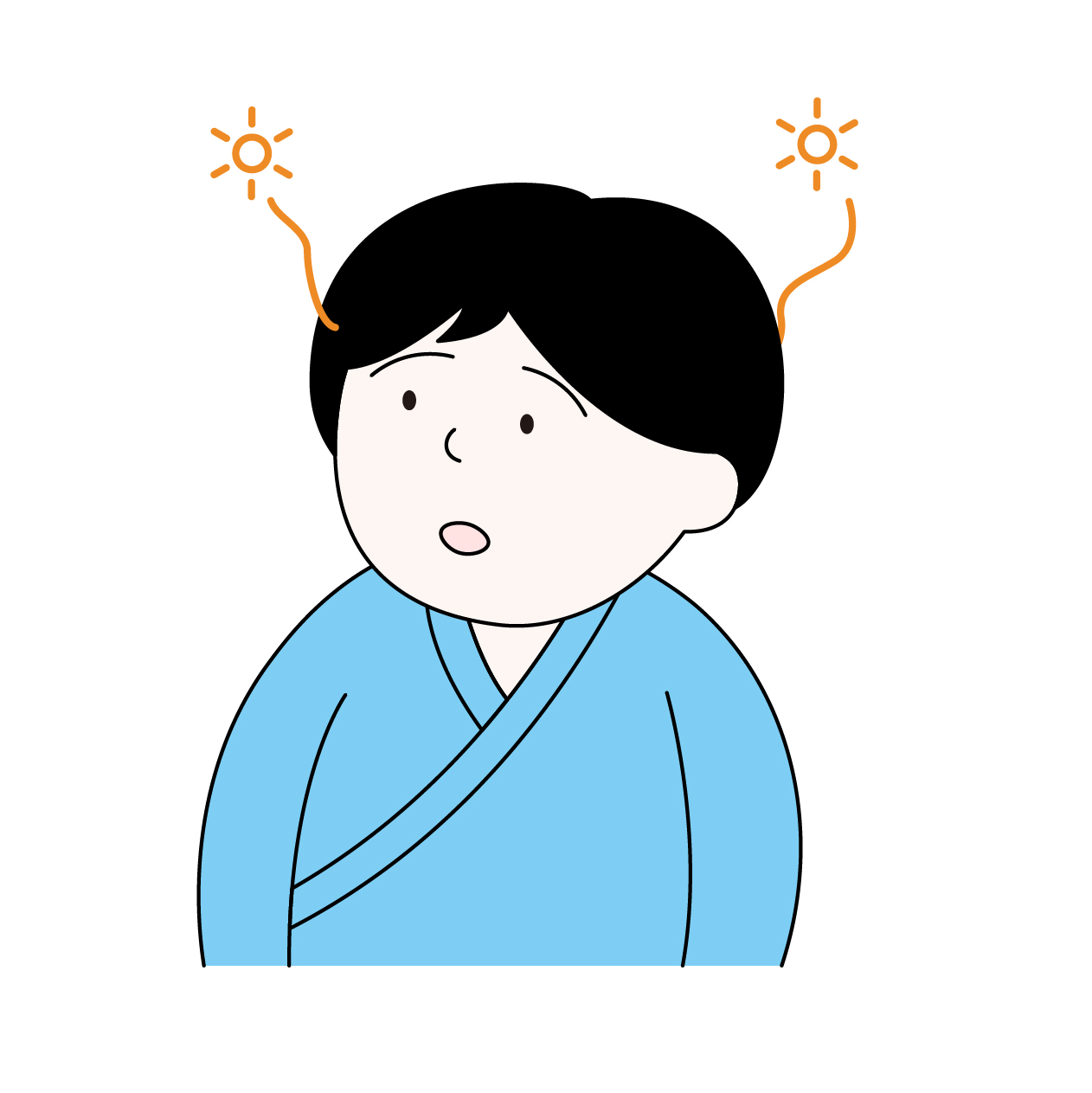 低活動型せん妄の若い男性患者のSNS画像