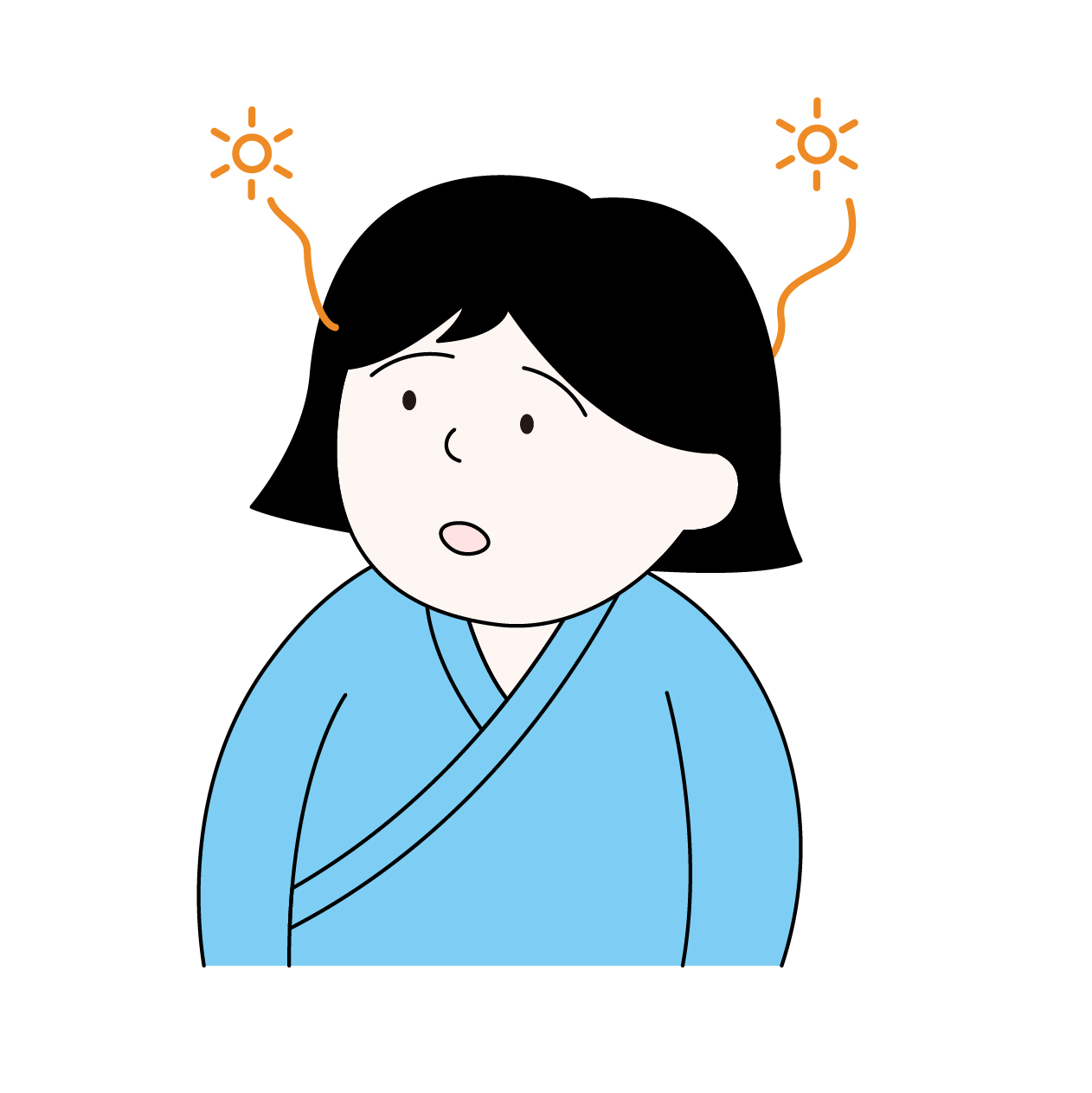 低活動型せん妄の若い女性患者のSNS画像