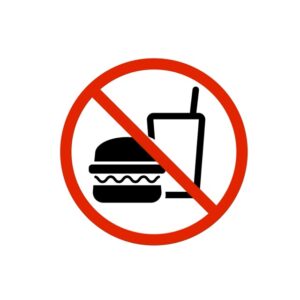 飲食禁止（アイコンのみ）