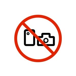 撮影禁止（アイコンのみ）