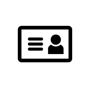 身分証のアイコン