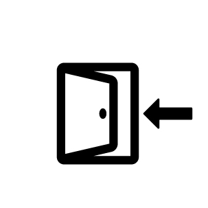 入口のアイコン