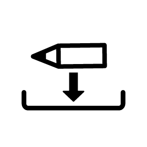 絵筆回収のアイコン