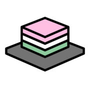 菱餅のカラーアイコン