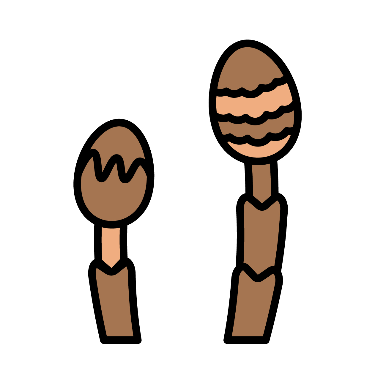 春のアイコンの無料カラーイラスト