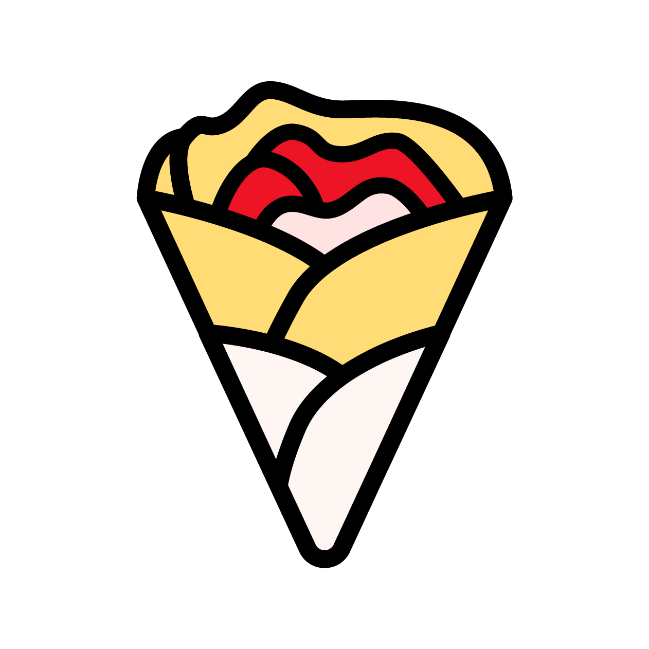 春のアイコンの無料カラーイラスト