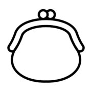 春のアイコンの無料モノクロイラスト