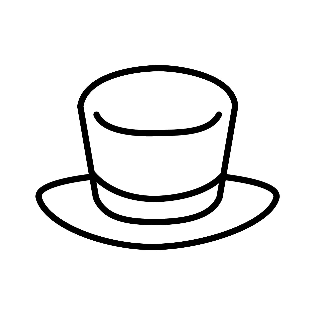 春のアイコンの無料モノクロイラスト