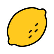 レモンのカラーアイコン