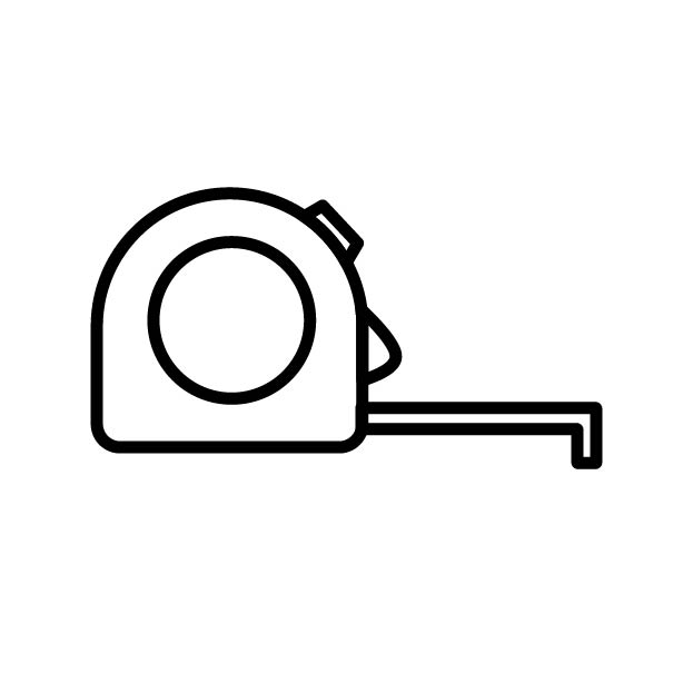 メジャーのアイコンの無料カラーイラスト