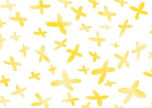 ミモザの花の水彩背景素材