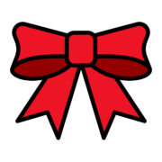 リボンの無料カラーアイコン