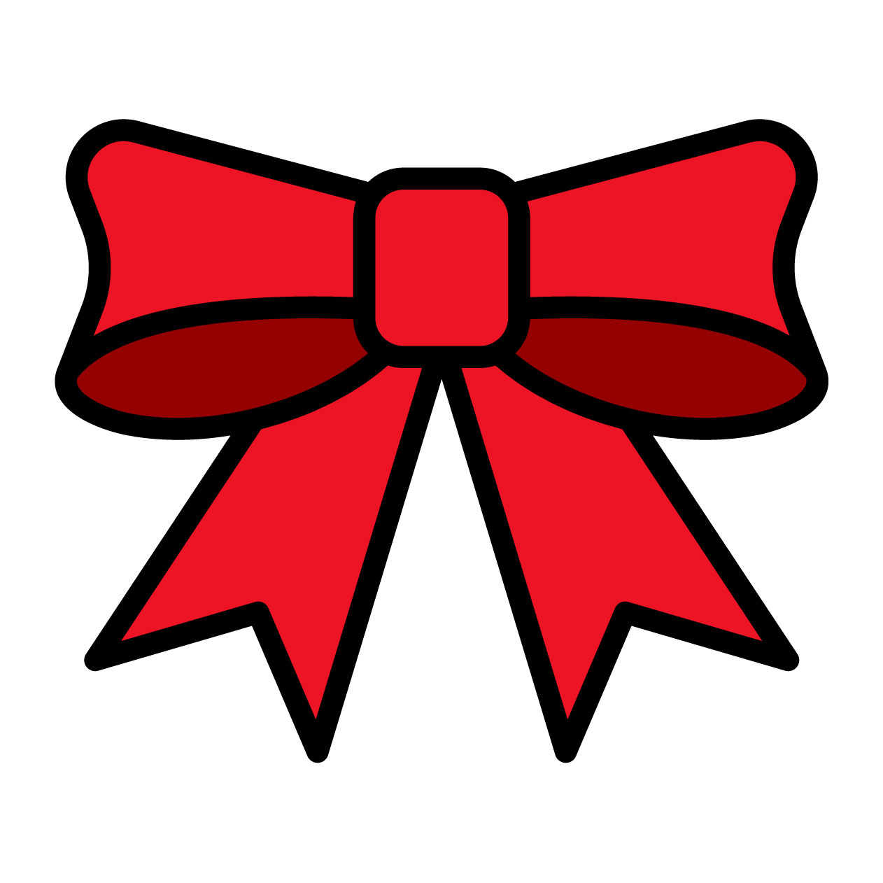 リボンの無料カラーアイコン