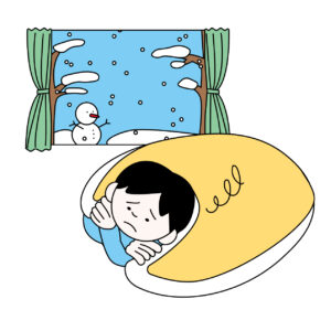 冬季うつの男性