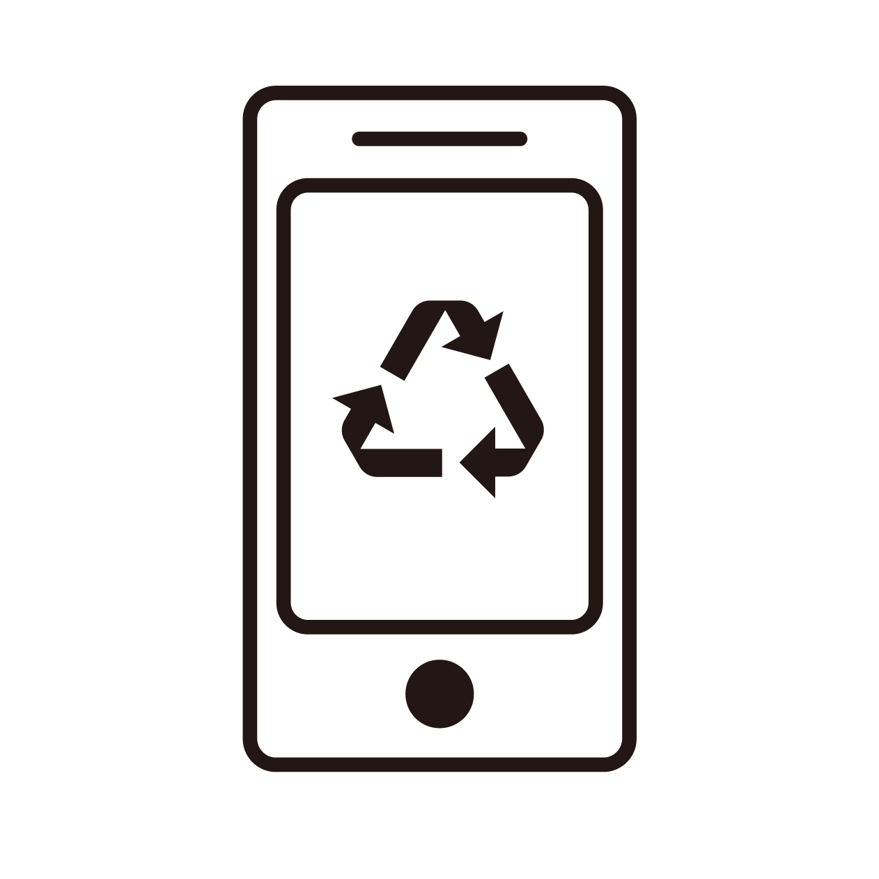 スマートフォンリサイクルのアイコン