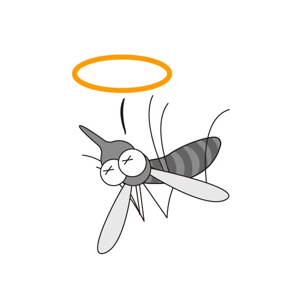 死んだ蚊