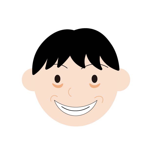 自称ショートスリープの男性の無料線なしイラスト