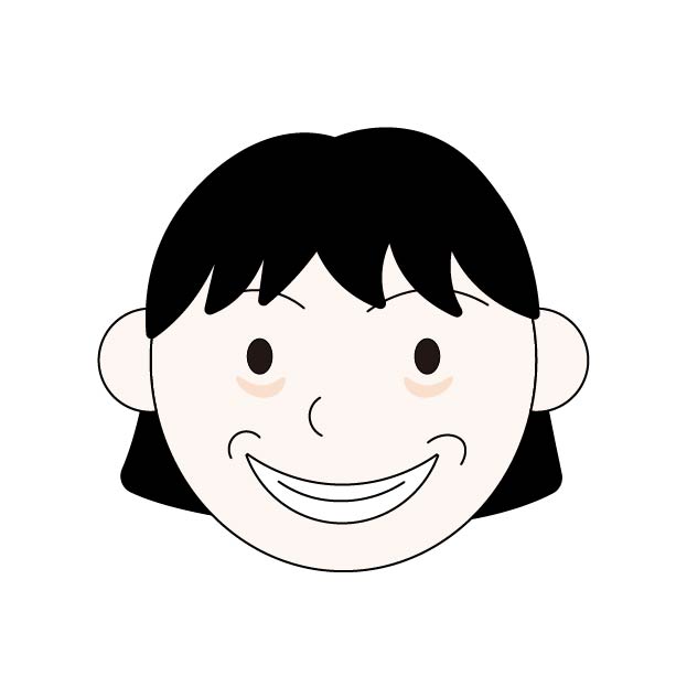 自称ショートスリープの女性の無料カラーイラスト
